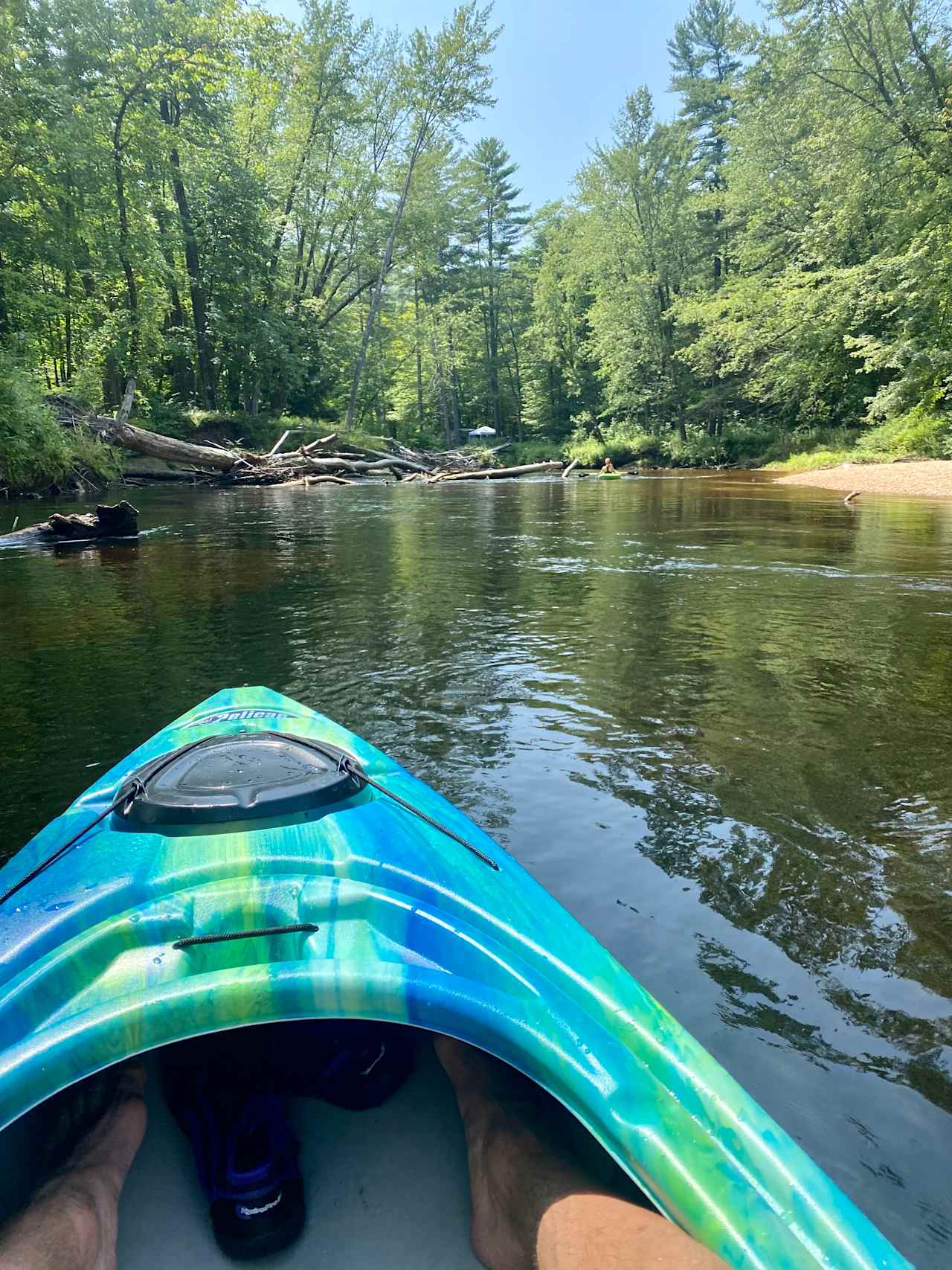 Kayaking the river 