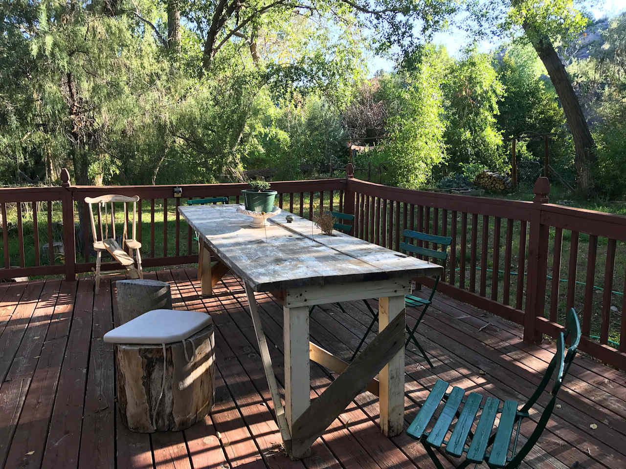 Big deck table 