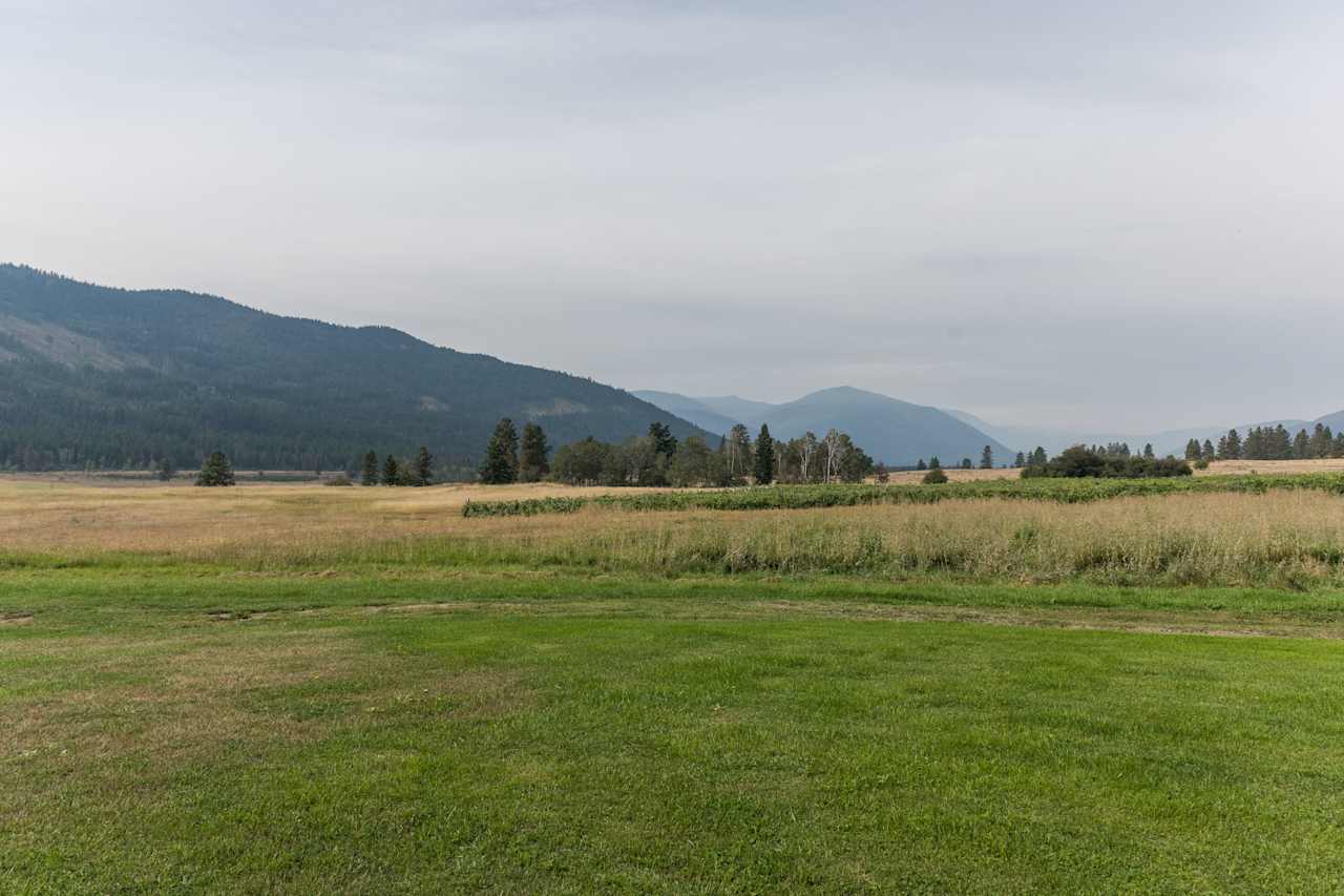 Looking down the valley