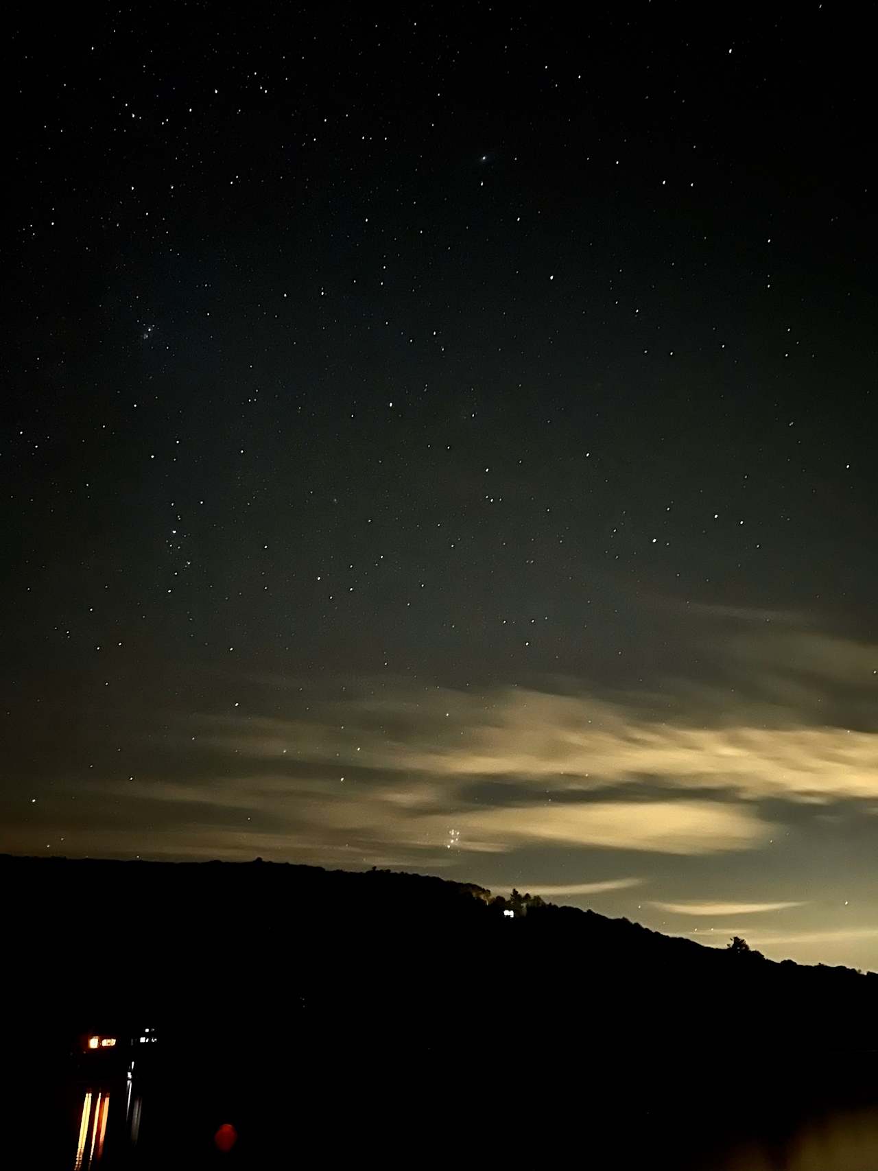 Stargazing at night!