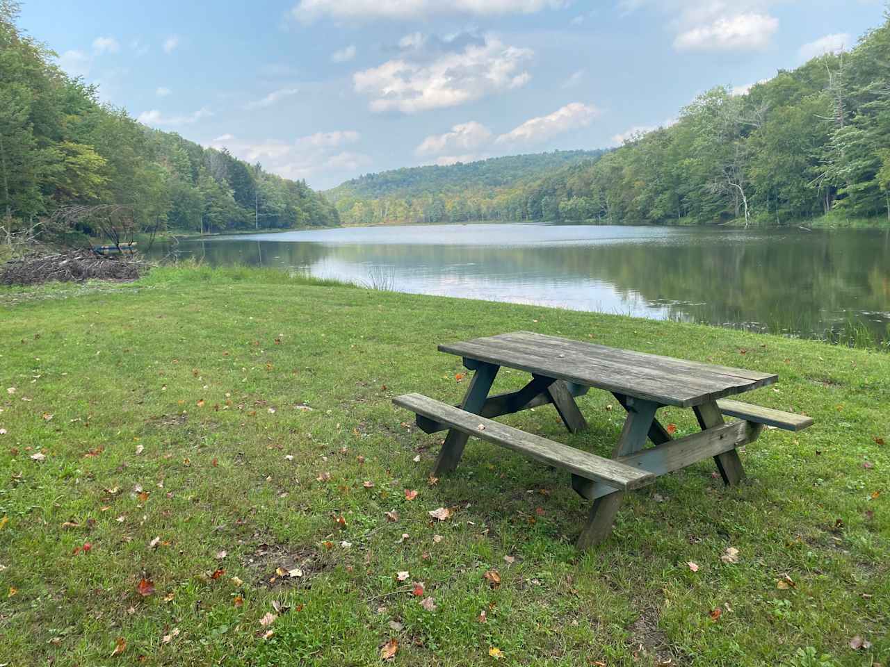 Lake Front Campsite !!!