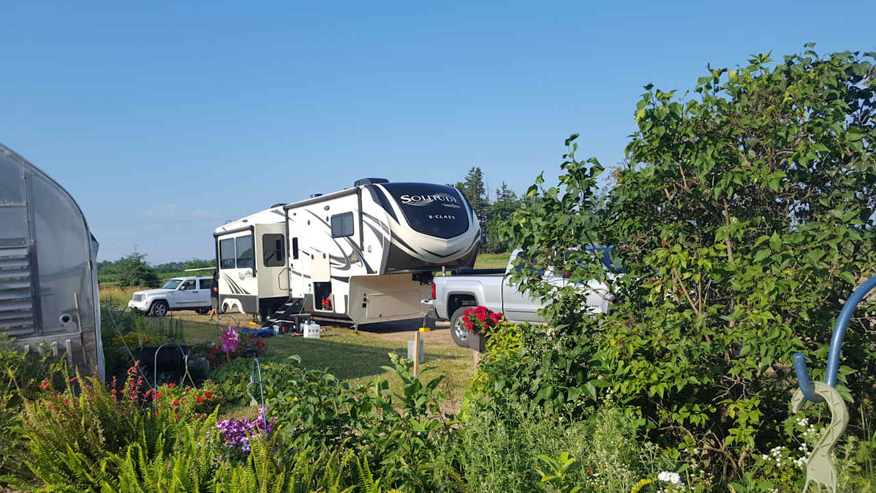 Camper at the Greenhouse