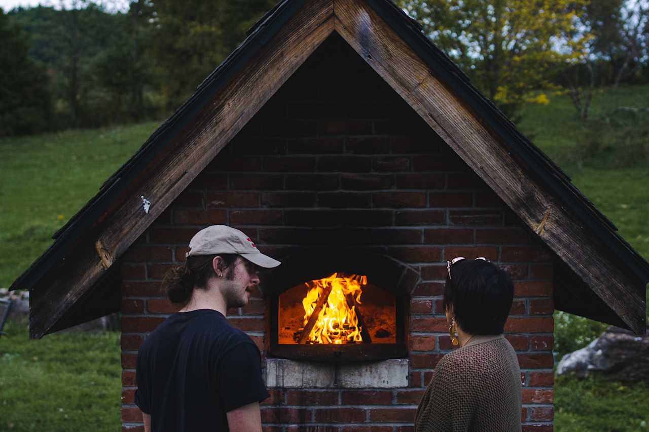 A fire is better when it comes with food