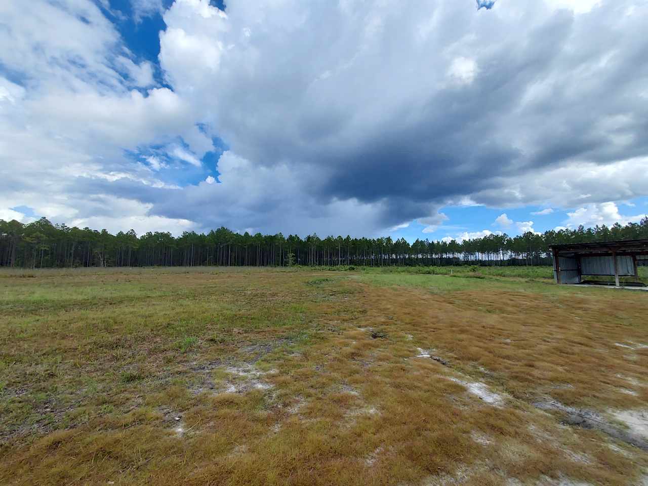 Shed area for camping