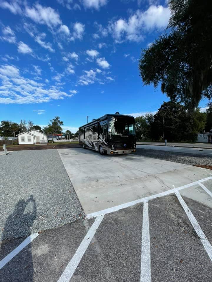 Site #2 (with 45 foot RV backed in)