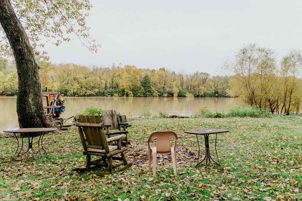 Campfire by the river!