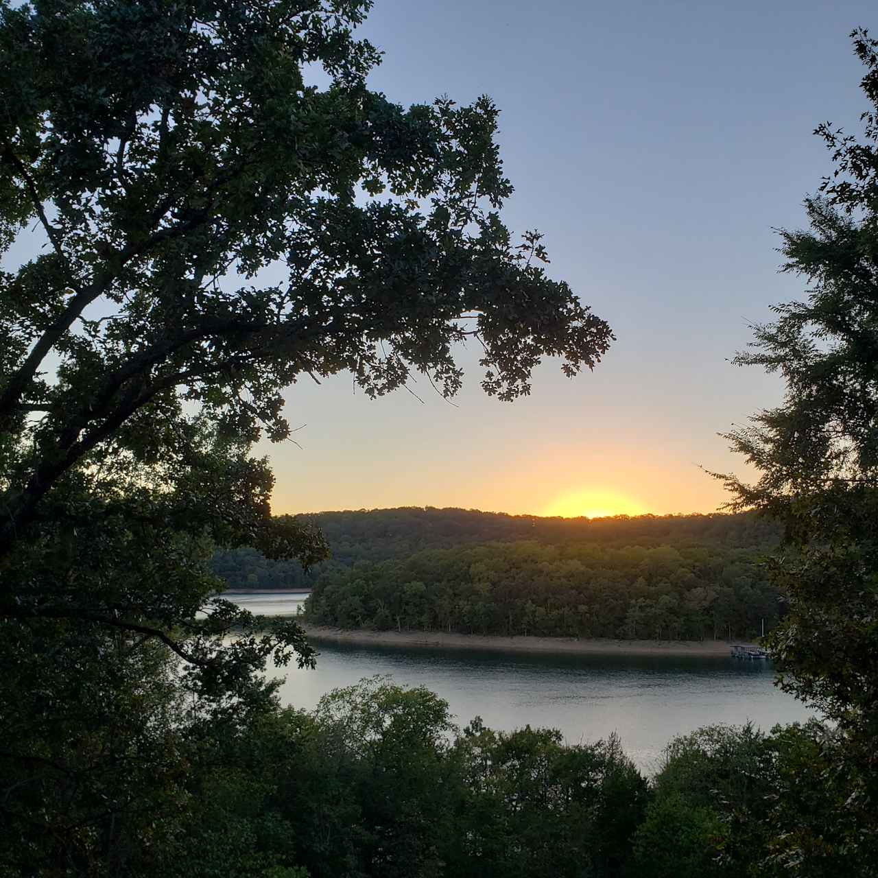 Overlooking the lake