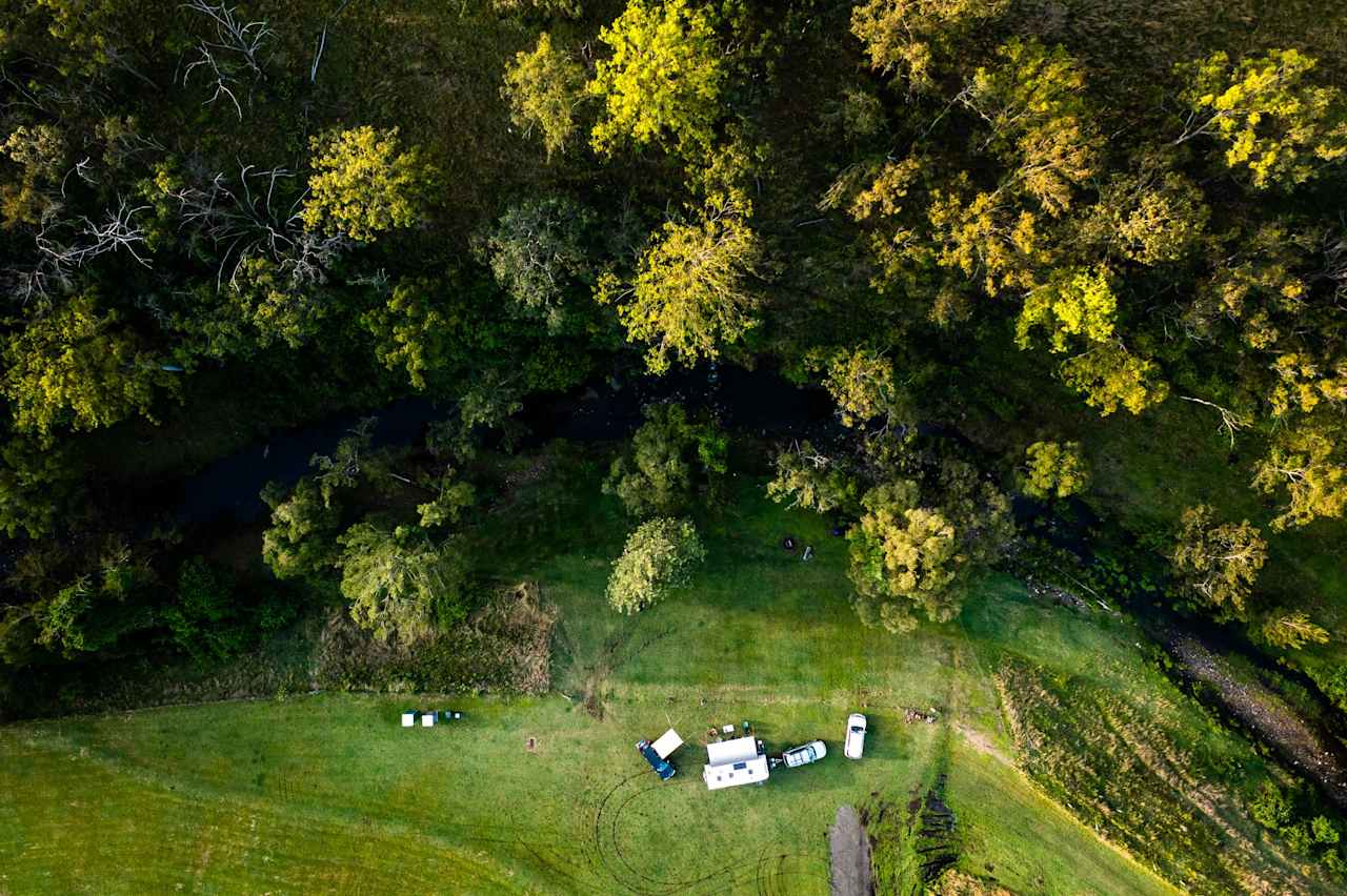 Perched on Stockyard Creek, perfect for creek play and relaxing - Kerry Valley Secret, Stockyard Creek Campsite.