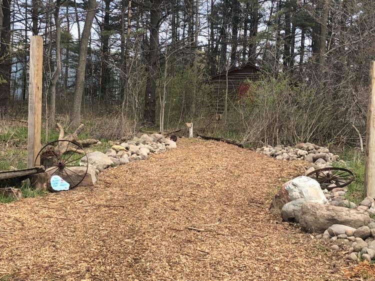 Entrance to the nature trail.