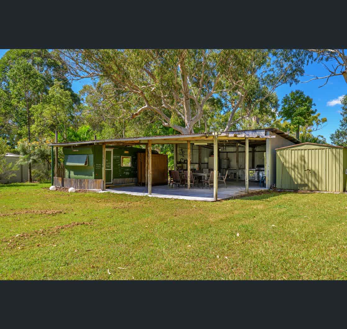 Shed and kitchen