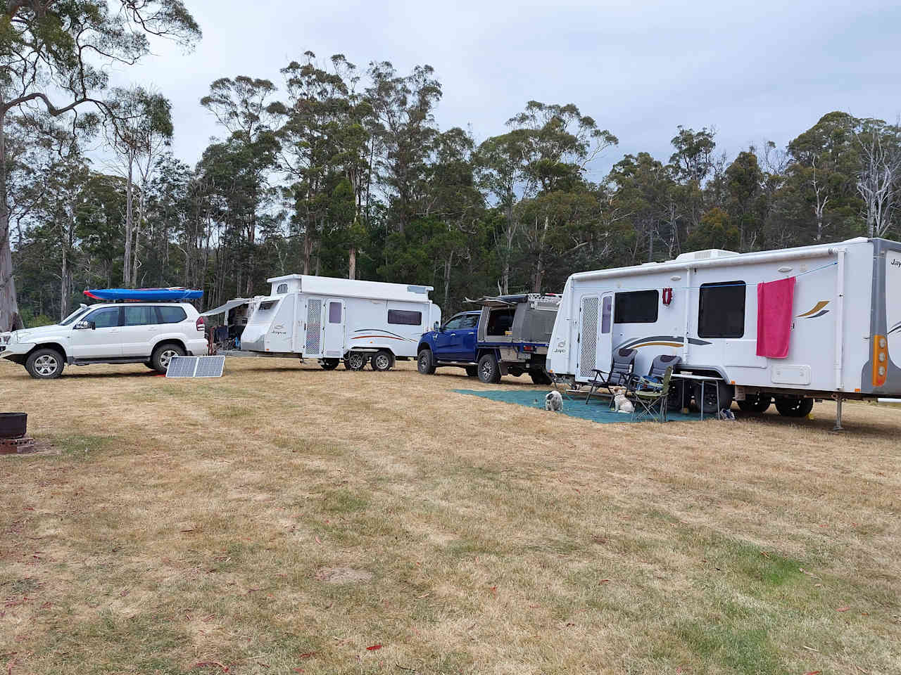 Camp right by the river!