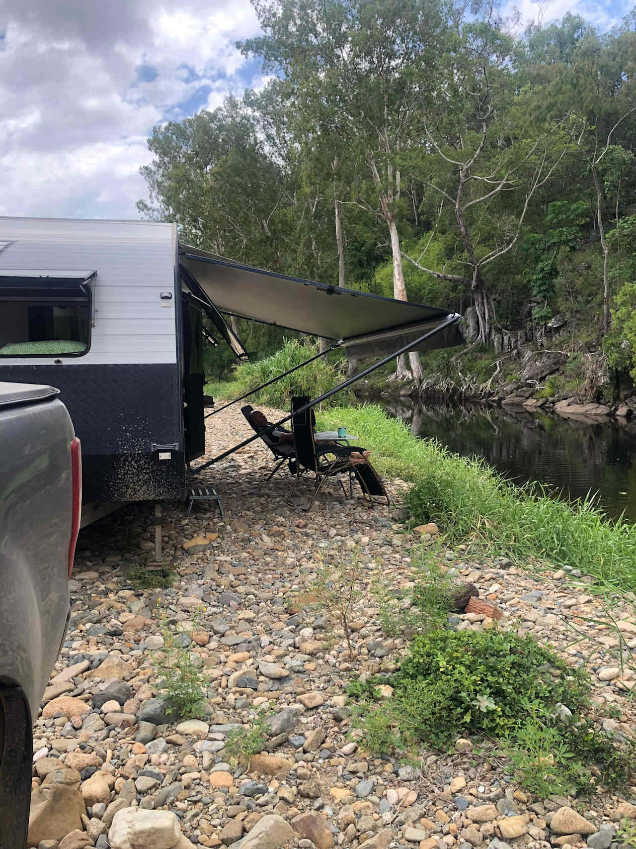 Creek and Antique Camping