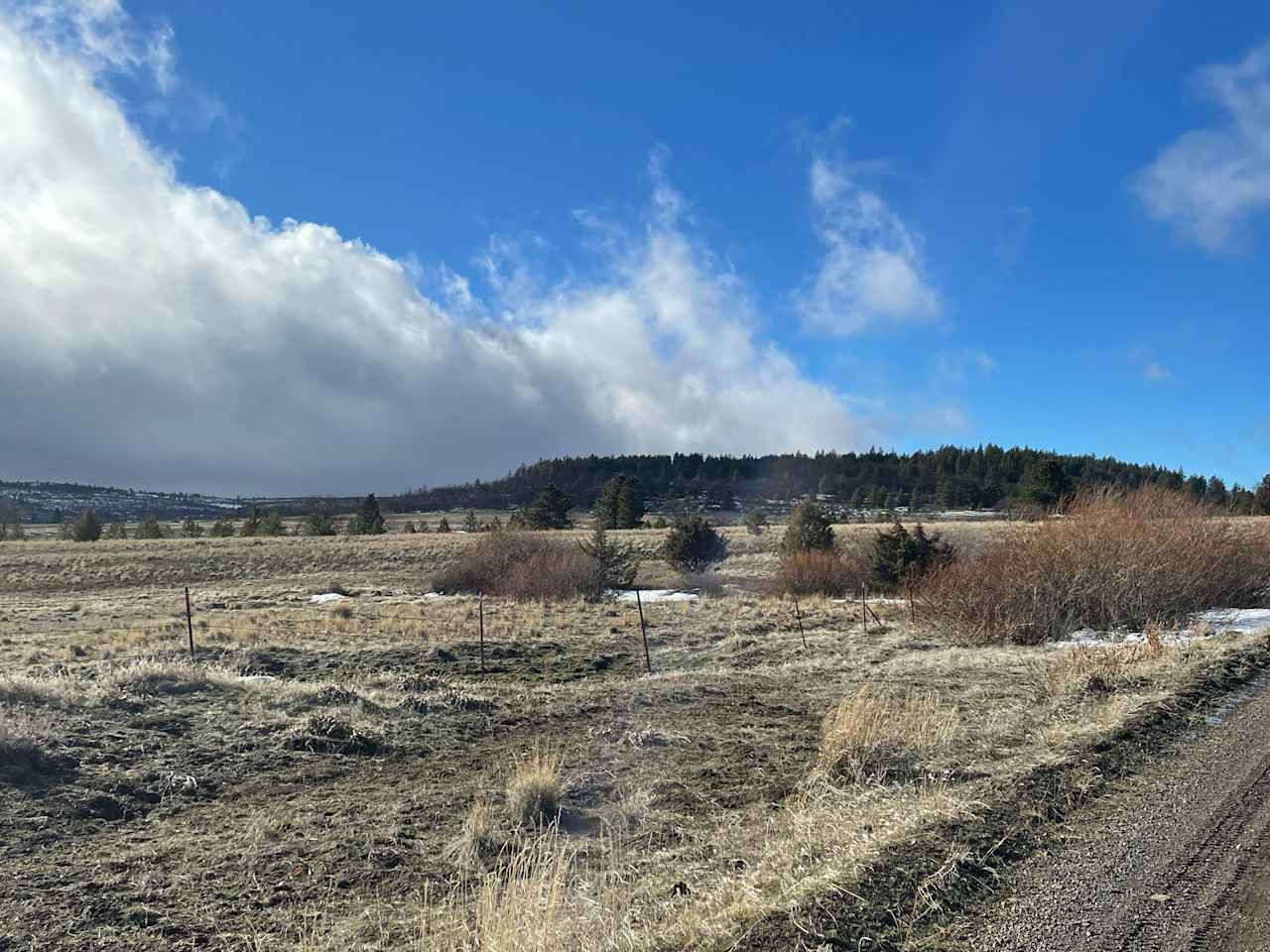 The butte on Pine Creek Road