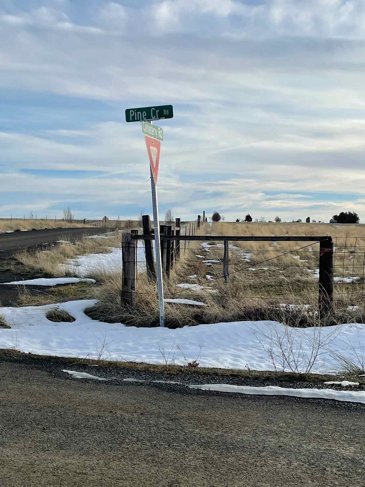 The butte on Pine Creek Road