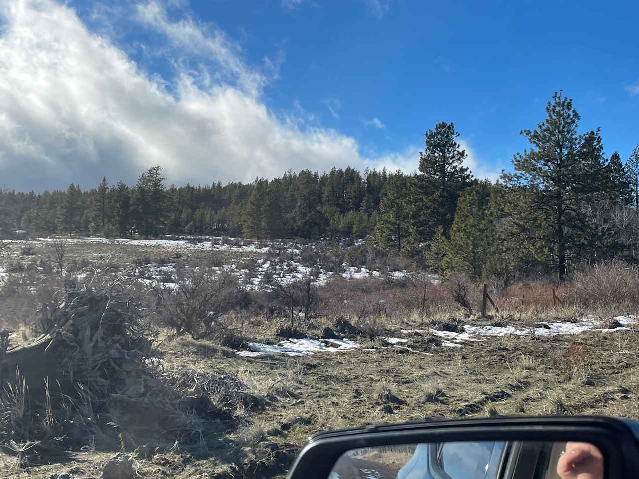 The butte on Pine Creek Road