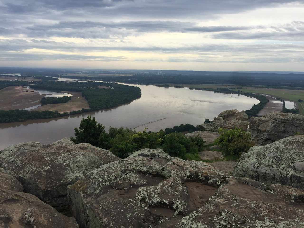 RV Park foothills of Petit Jean Mt.