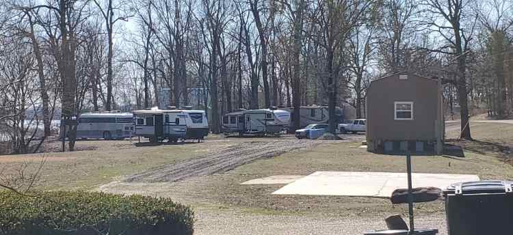 RV Park foothills of Petit Jean Mt.