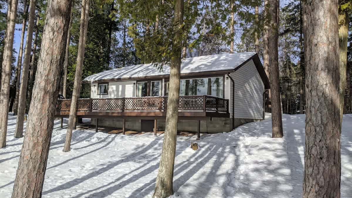 Cozy, rustic cabin in the woods