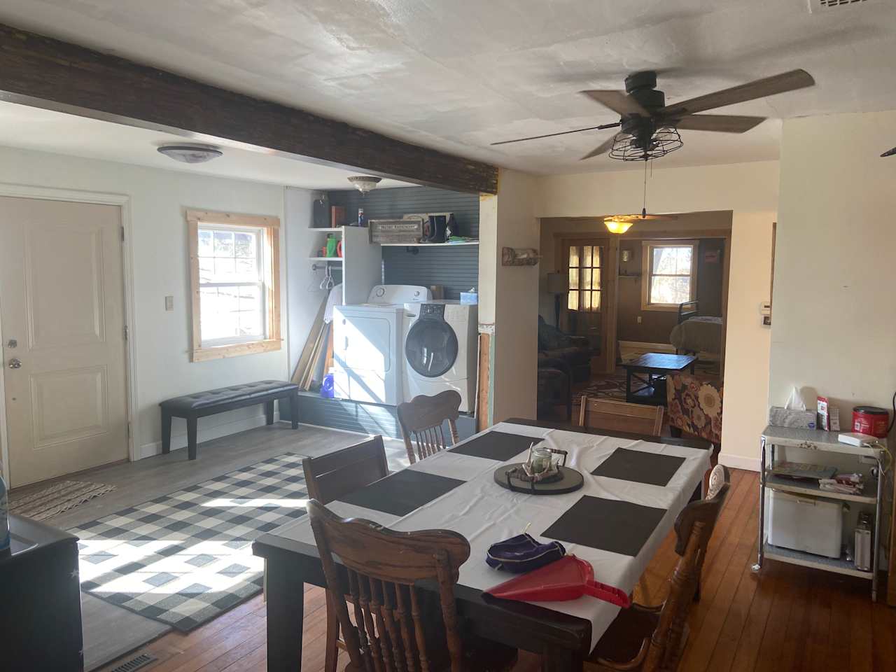 Dining room facing the living room.