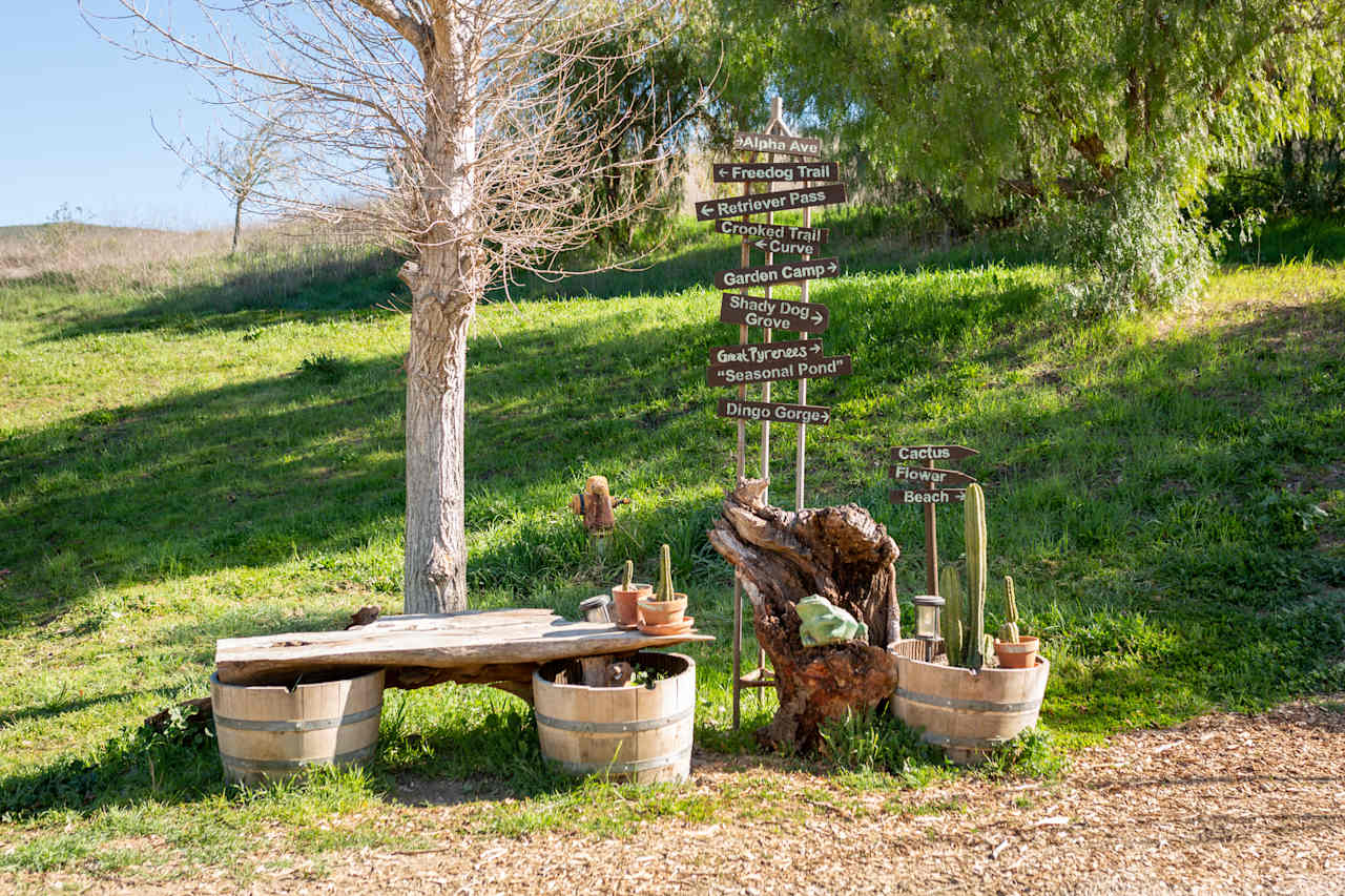 Each campsite and area has its own name and each one has a story to tell. Make sure and ask Darin & Sierra about it!