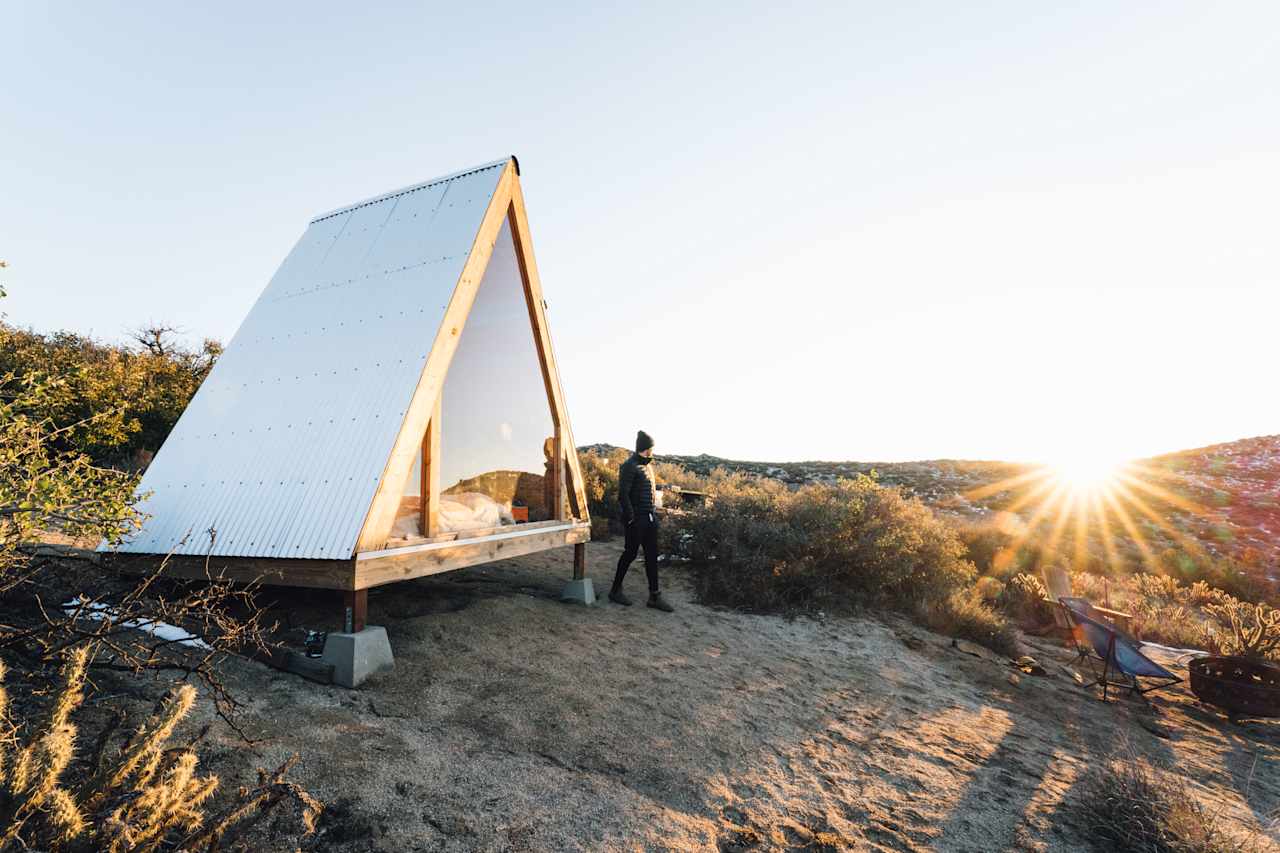 Sunrise at the A-Frame