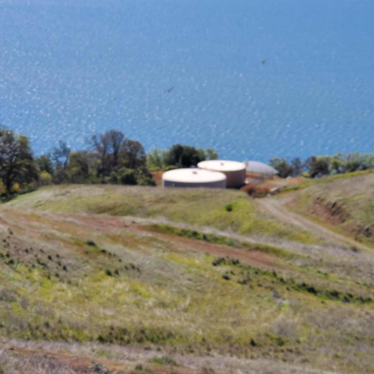 View over lake