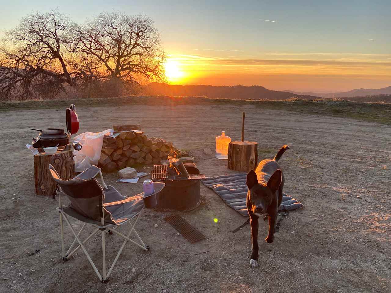 Camping with Mountain Views