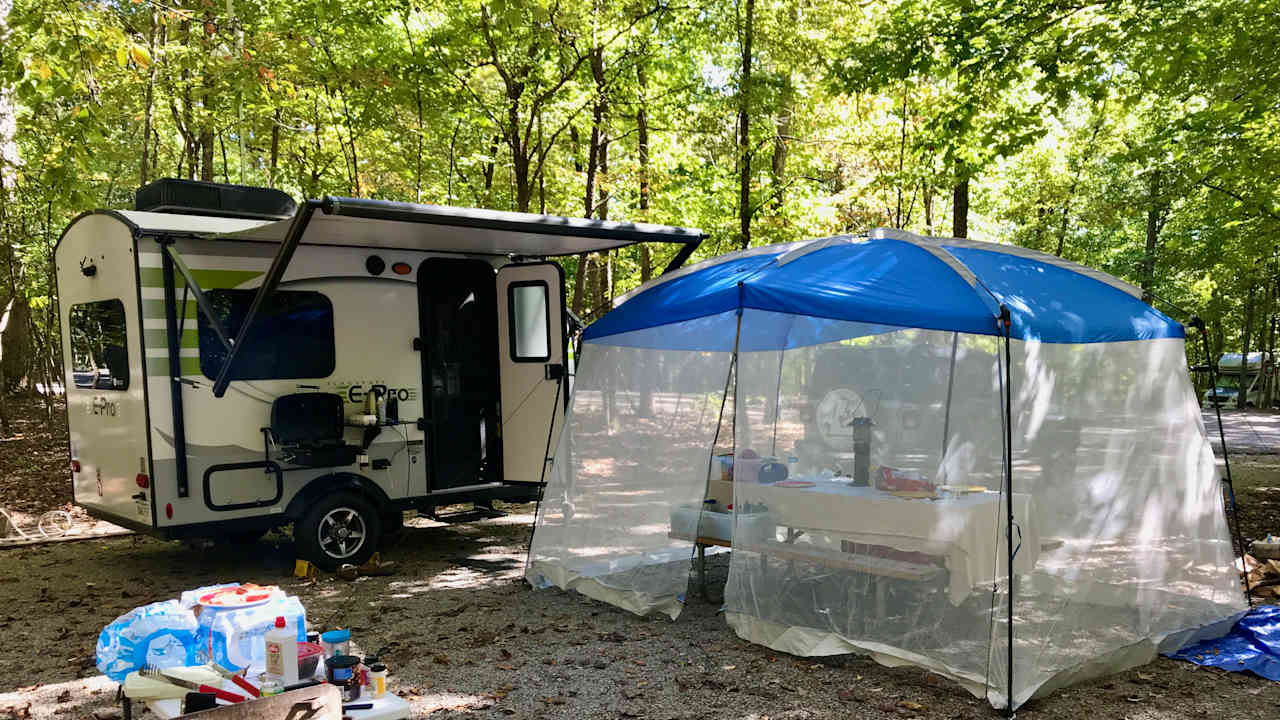 Greeter Falls Campground