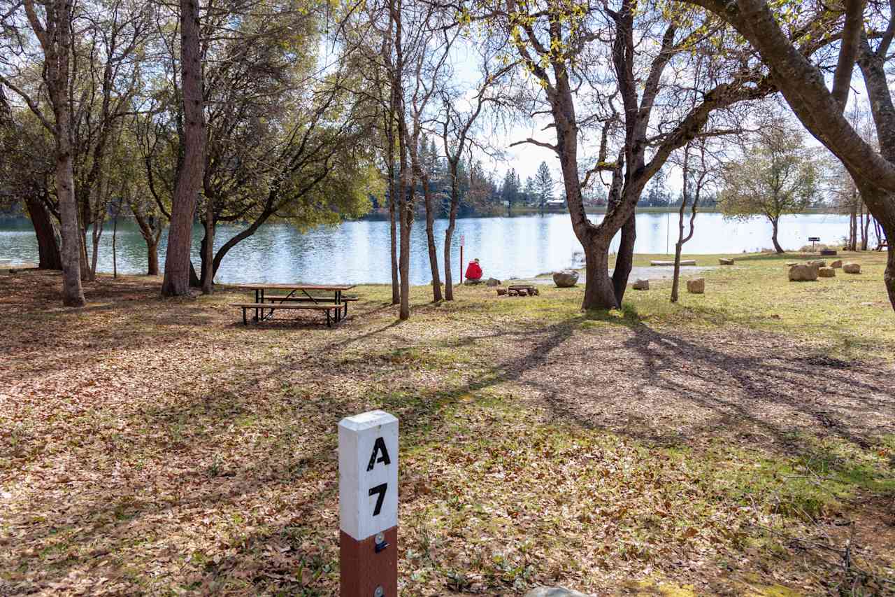 A7 spacious lakeside campsite 