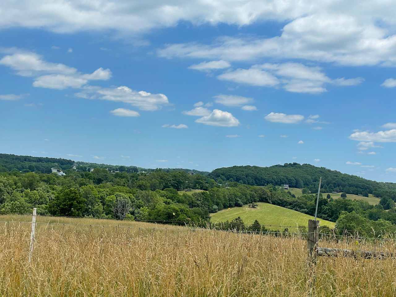 View from hilltop