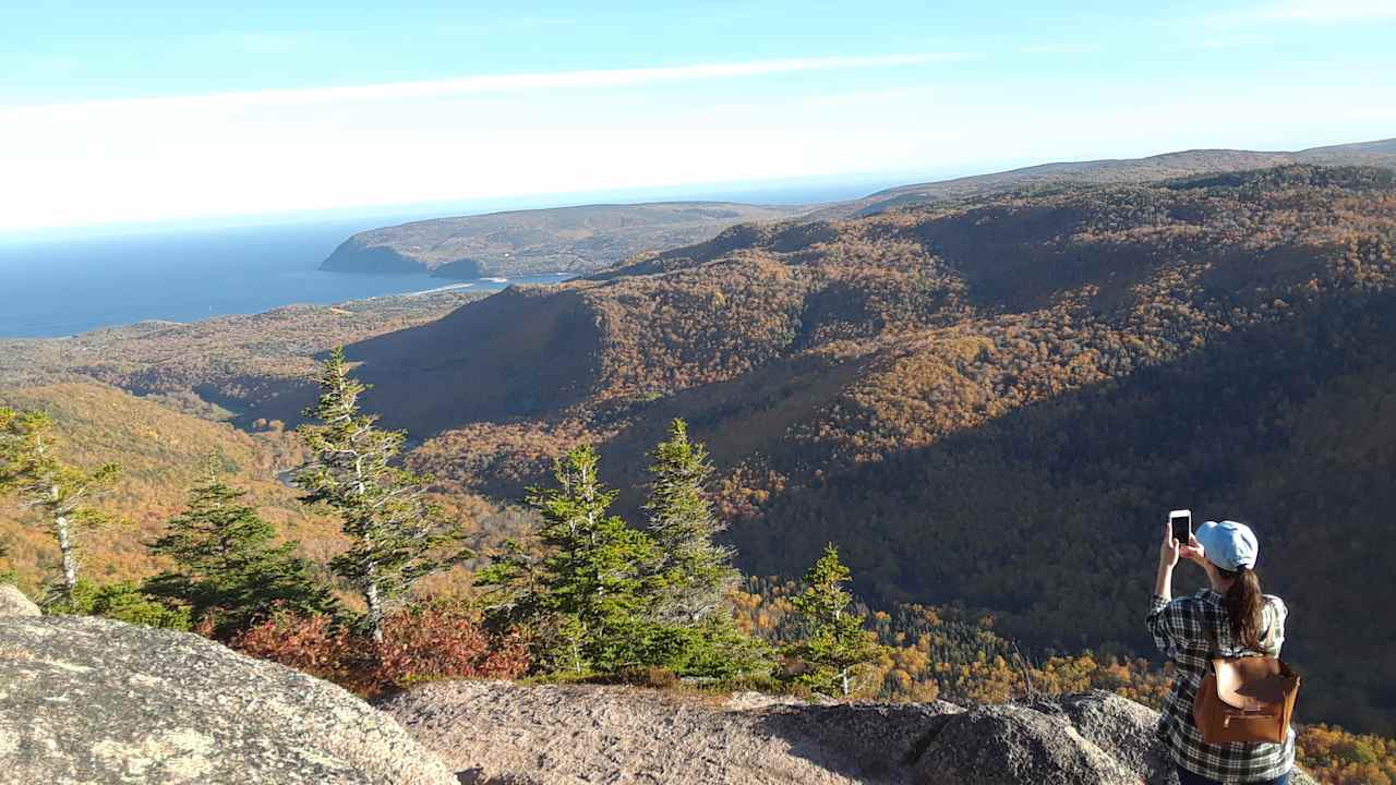 Top of Franey mountain.
One of the great hikes close by.
Cape Smokey in the backround.