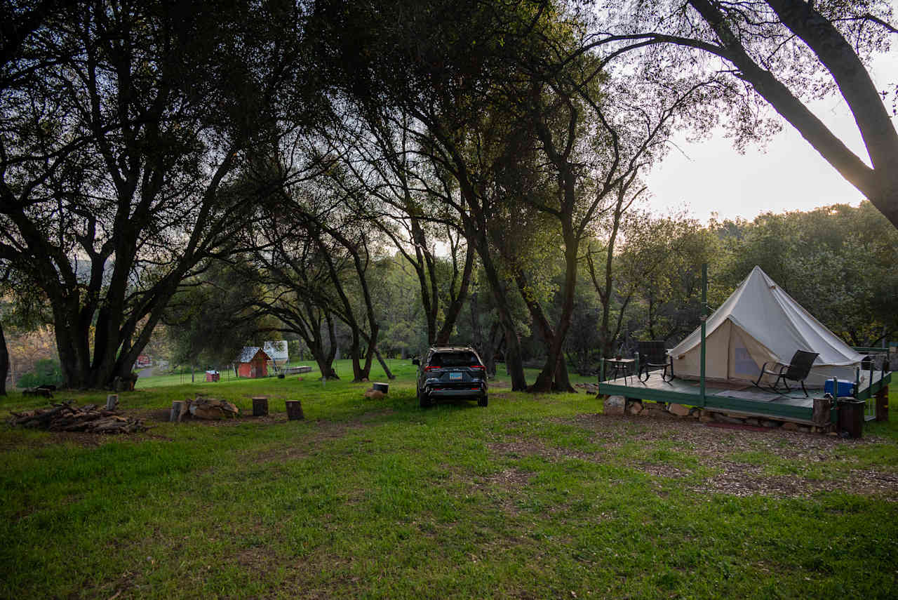 Our camp site overview