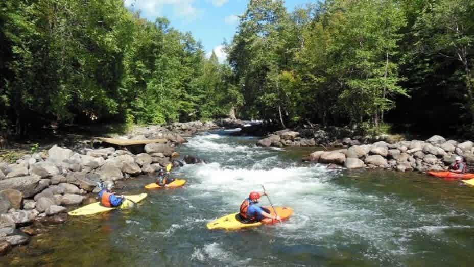 Kayaking is only a walk away at the Minden Wild Water Preseve