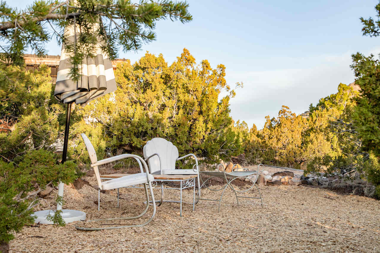 Sit with the trees and reconnect with mother nature.