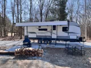 Mutton Creek's first campers of 2022 enjoyed the secluded and peaceful site and said the location was perfect for stargazing.