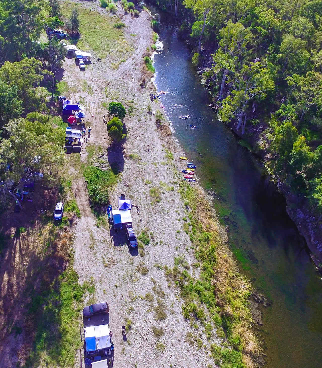 Creek and Antique Camping