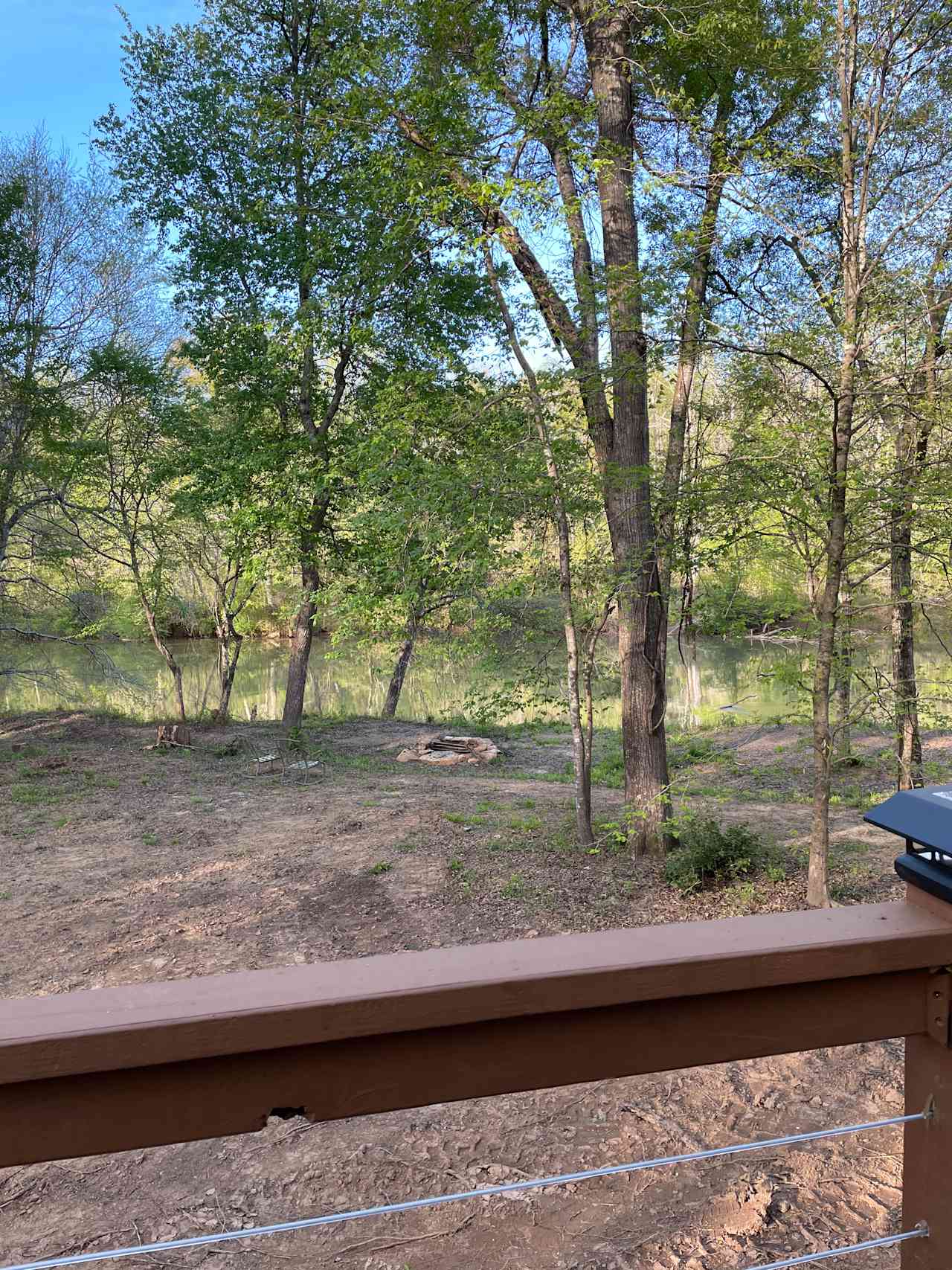 View from the outdoor breakfast nook