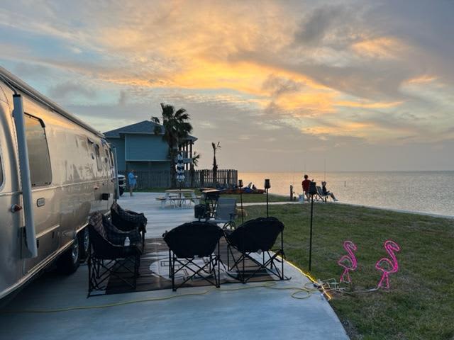 Long view of the lot. Lots of space to park RV and truck and get set up for a relaxing private get away.  