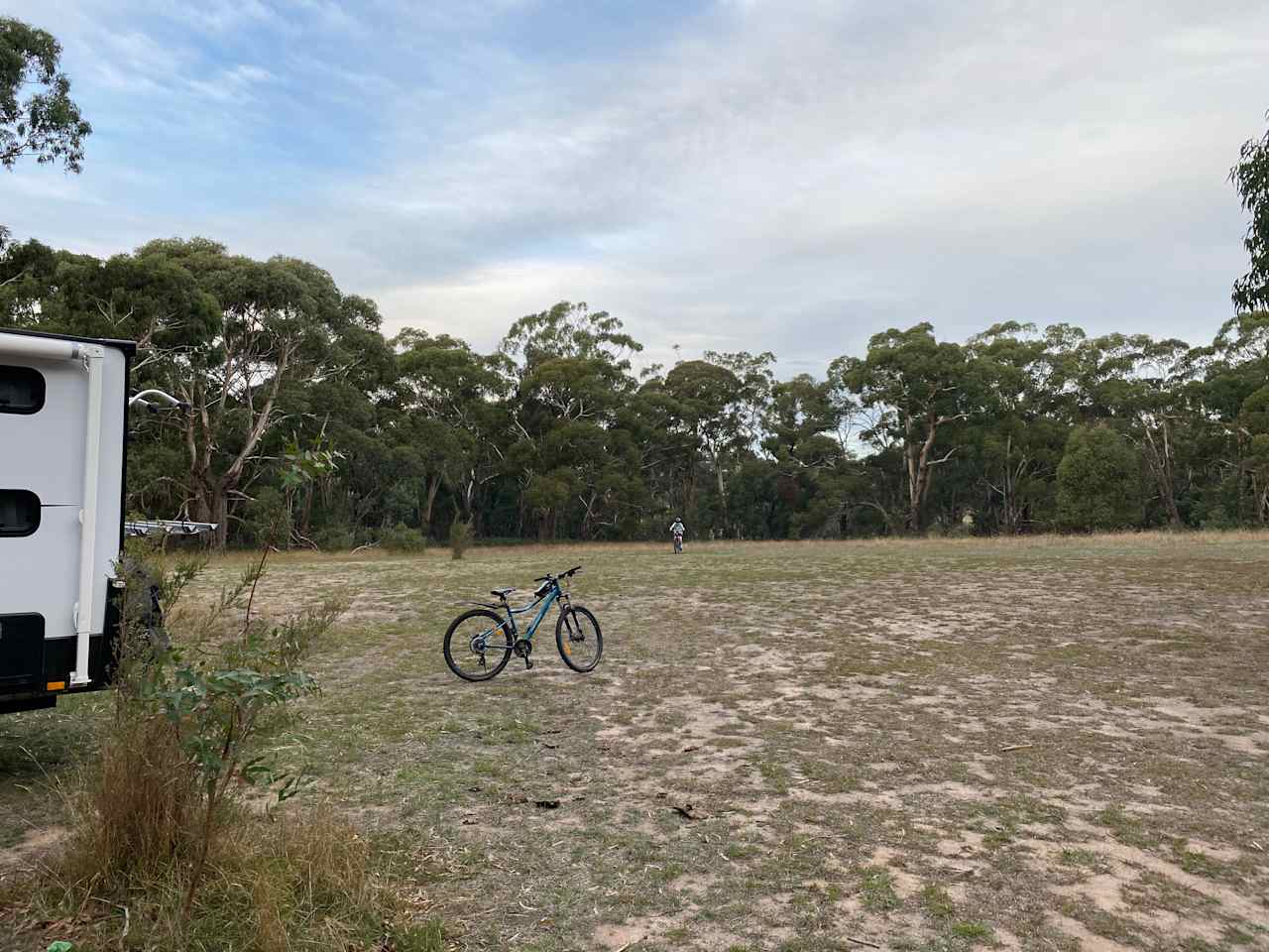 Plenty of flat ground. Great for them it’s to ride their bikes around.