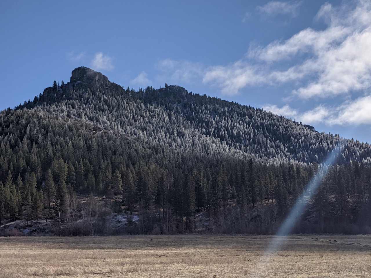 Lovers Leap. The property is located on the backside of the Leap.