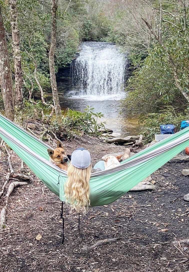 Schoolhouse falls in Panthertown valley