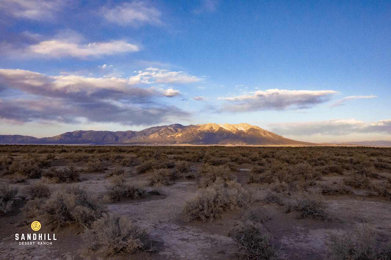 Unhindered views of the Sangre de Cristo Mountains