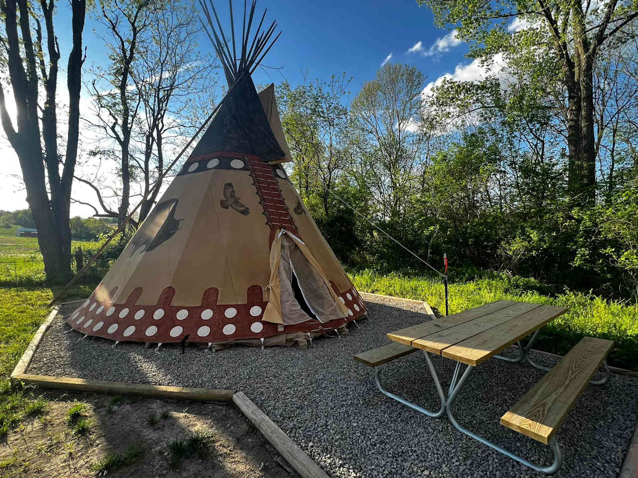 Cherokee Valley Bison Ranch Creekside Retreat