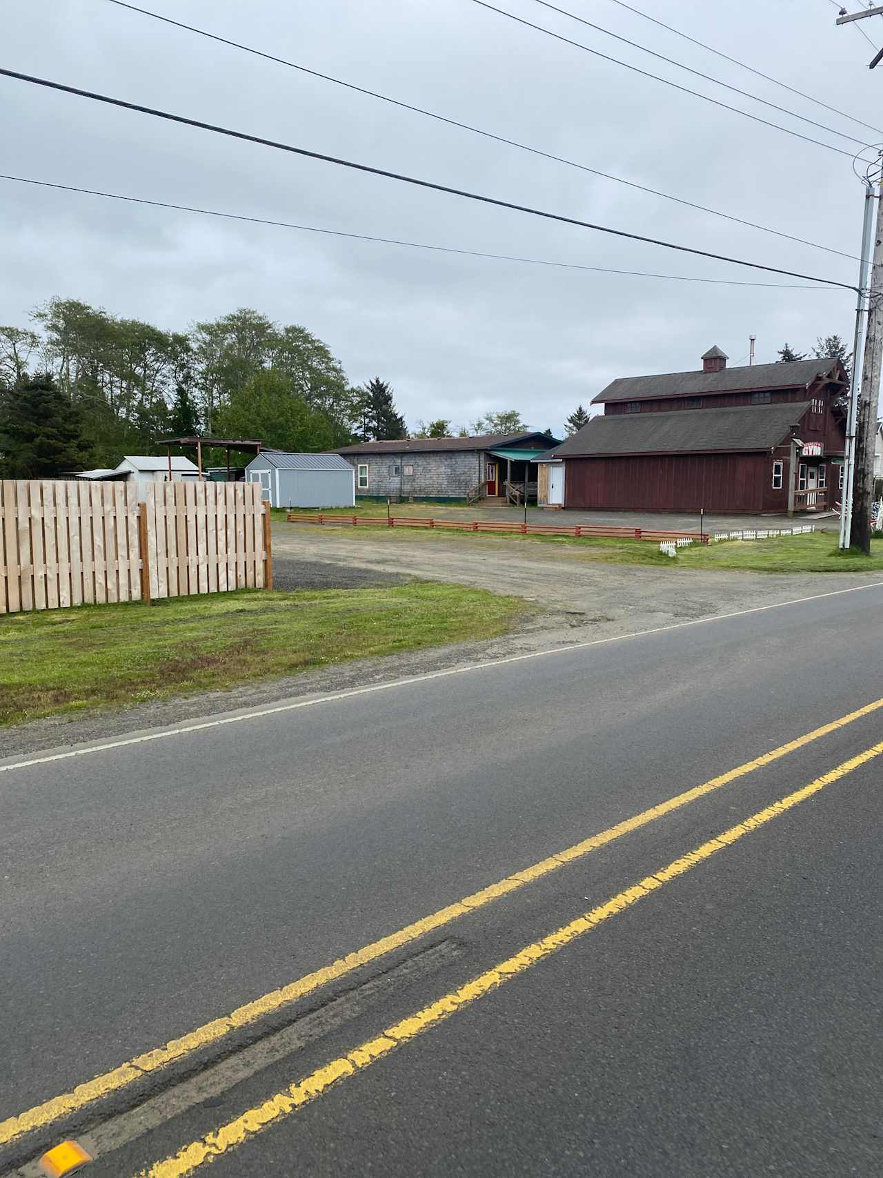 Entrance view as you’re driving south, lot located on left side of the highway