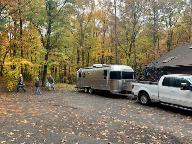 Sorry, 32' limit on campers and motorhomes please.