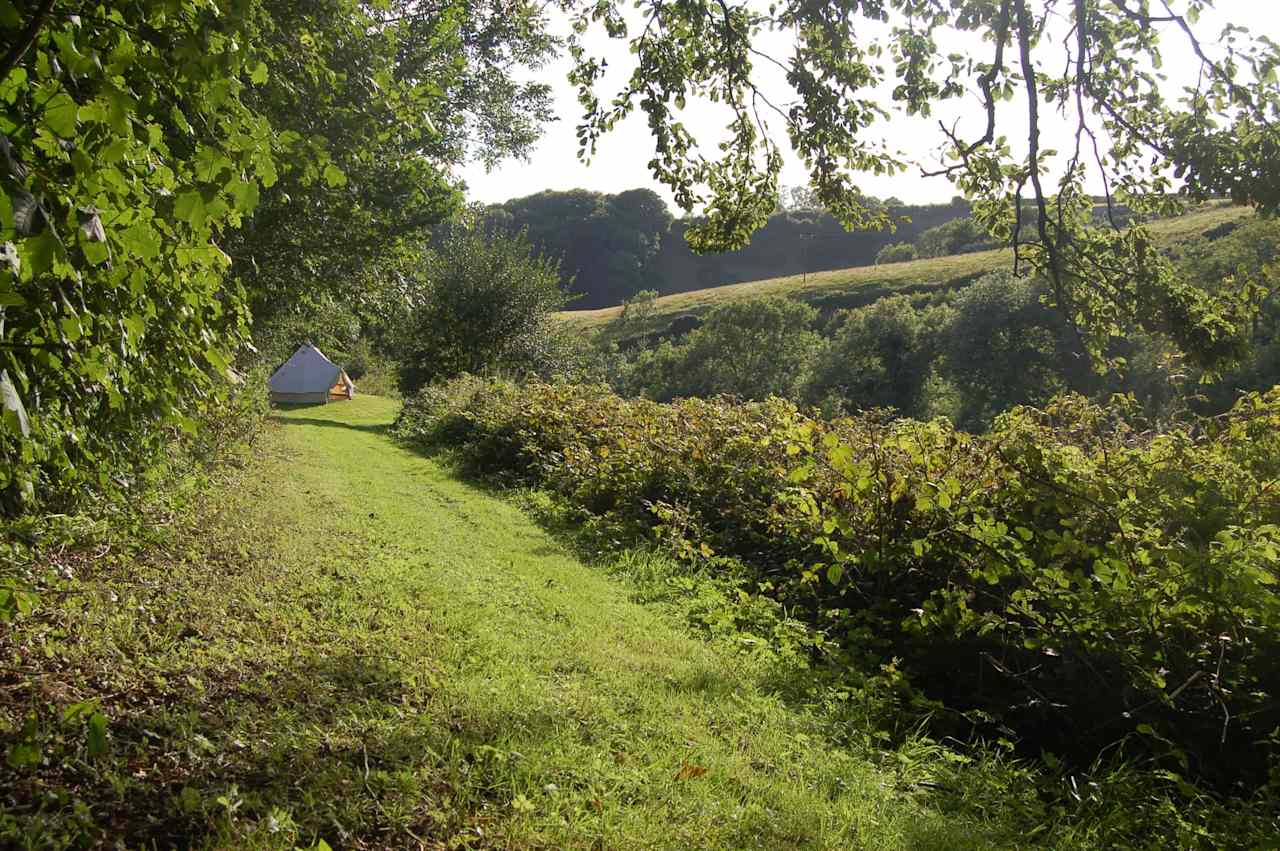 Sun of a Pitch with views down the valley