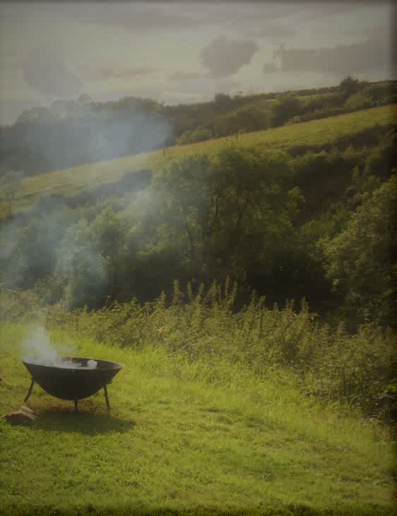 Sun of a Pitch
Sit by the campfire and watch the buzzards at eye level swooping over the valley