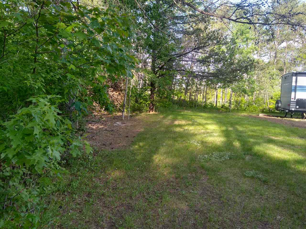 Standing in back of campsite looking east (toward parkway rd)