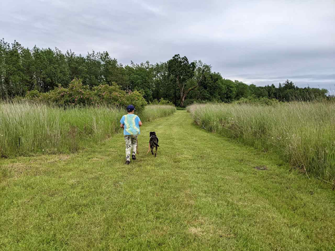 Enjoying the nature trail