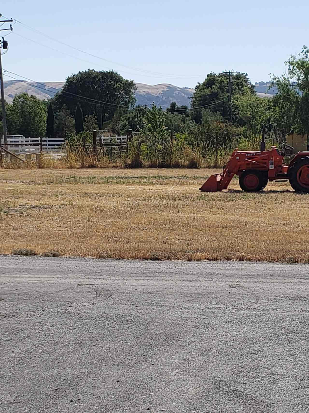 Field across from site